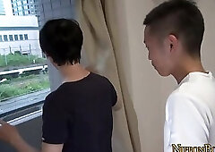 Gay asian pissing shower