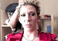 Sara Jay gets filled up with thick ebony cum behind the scenes