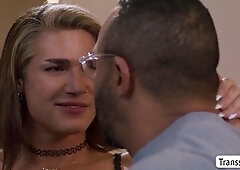 Dillon Diaz And Kalli Grace In Tgirl Barebacked By Black