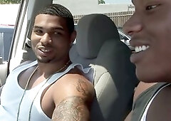 Super-naughty Nick gets down in the hottub for a wild threesome