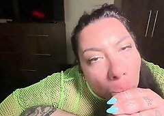 Giving him a head entire in advance of that guy feeds me his thick and delightful cum load! I love how his thick weenie fills my throat.
