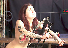 Master Dominates and Whips His Skinny Girl