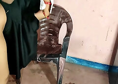 Indian nurse tempts her partner with a daring medical roleplay in their home