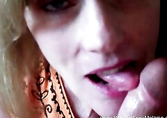 Fantastic amateur wife and swinger sex movie scene from NAUGHTY HOT MELANIE the original and real older lady likes who likes to eat cum!