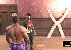 Parent pulverizes youngsters just because they haven't paid their debt!