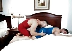 Hunky Wrestlers Hard Anal Fucking