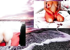 SEX ON THE SHORE AMINATION ORAL-SEX BBC FUCKFEST