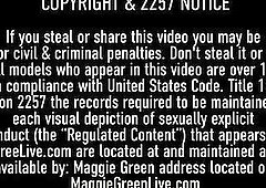 Sexually Excited Divas Maggie Green And Virgo Peridot Drain A Furious Hard Knob!