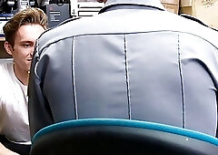 Young delinquents get an important lesson from two huge dicks