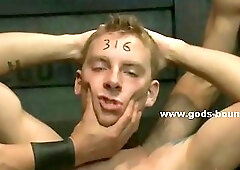 Gay slave gets his asshole probed