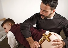 Taboo priest fuck scene with Ryan Jacobs and Teddy Torres