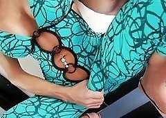 Seductive brunette and her crazy friend share a nice cock