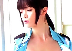 Mr. 0 Cruiser Of Your Traffic Department, Which Is Denmark Blame Strapped In THE Policewoman LADY POLICE Restraint Rope