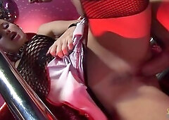 Sucking and riding hard weenies makes those angels happier than everything else