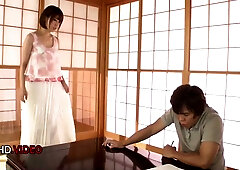 Tit fuck with Honoka Orihara kinky JAV Blowjob teasing milf