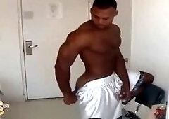 Flavaworks showcases getting off with a big black cock