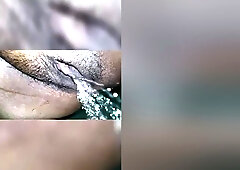 Sri Lankan Sexy Hot Baby Pressing Her Boobs & Pissing Public Bathroom