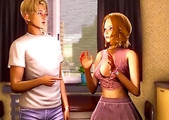 He arrived for business but got sidetracked by those busty bra-stuffers - torrid milf in Driven By Desire