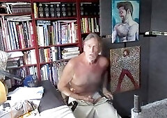 Old, beard teacher, son swallow dad sperm