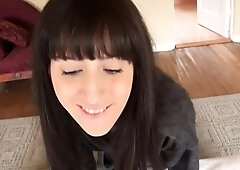 Pale amateur teen brunette Lynn Love