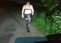 crossdresser outdoor