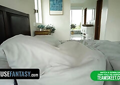 Naughty Aria Valencia gets freeuse screwed by her boyfriend's stepdaddy