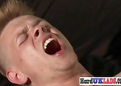 Jock assramming twunk in queer brits lovemaking sequence