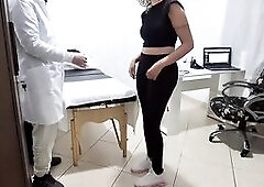 A mother I'd like to fuck gets fingered by the proctologist during an anal exam.