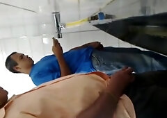 Spying Daddies Peeing