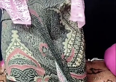 Narrow pussy kebaya pink, squirt at the end