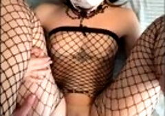 Freaky manga cutie begged me to cum inside her constricted creamy alt snatch
