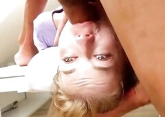 Slutty playgirl Mimi experienced hardcore fanal-copulationing and glad her old ally with consummate blow job