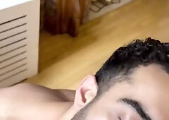 Edging arab dick