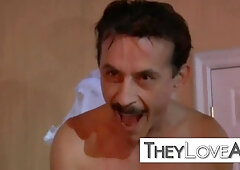 Desirable Carmella Bing and Trina Michaels at deep cock dirt