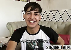 Barely legal Latino youngster takes on hefty POINT OF VIEW prick