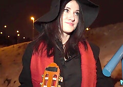 She Takes Cash from Public Agent - Blow My Flute Then We'll Fuck - Melany Mendes