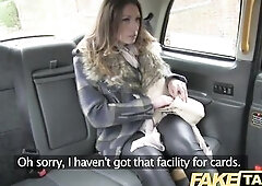 Fake Taxi priceless looking golden-haired rims and screws the driver real precious