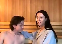 Sauna fuck What's her name?