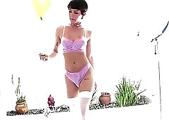 Asian Tgirl Daisy Taylor sweet anal