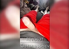 Girlfriend interupted my masturbation whilst I'm reading the chat