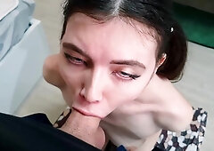 Deepthroat Training For Tied Compliant Perverted Sex Thrall