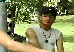 Twinks hot fucking on Green Park