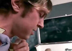 Rebellious  Coco Relieves Herself in Class, Gets Fucked by Angry Teacher