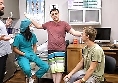 Stethoscope, height weight, undressing