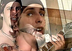 Naked Rocker Jacks His Meat - Axel