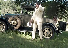 Vintage porn the lady from the west - Big natural tits outdoors