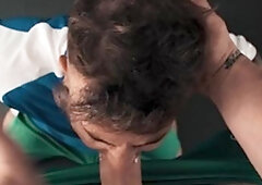 Men: A Frenzied Session Between Commercials