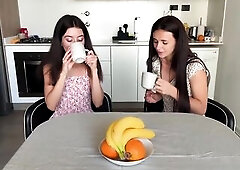 Favourable Dude Screws Girlfriend and Her Ally - Three-some Cum Play