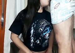 I fucked the hot ass of the naughty brunette