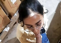 I screw my foreign secretary in my company's warehouse